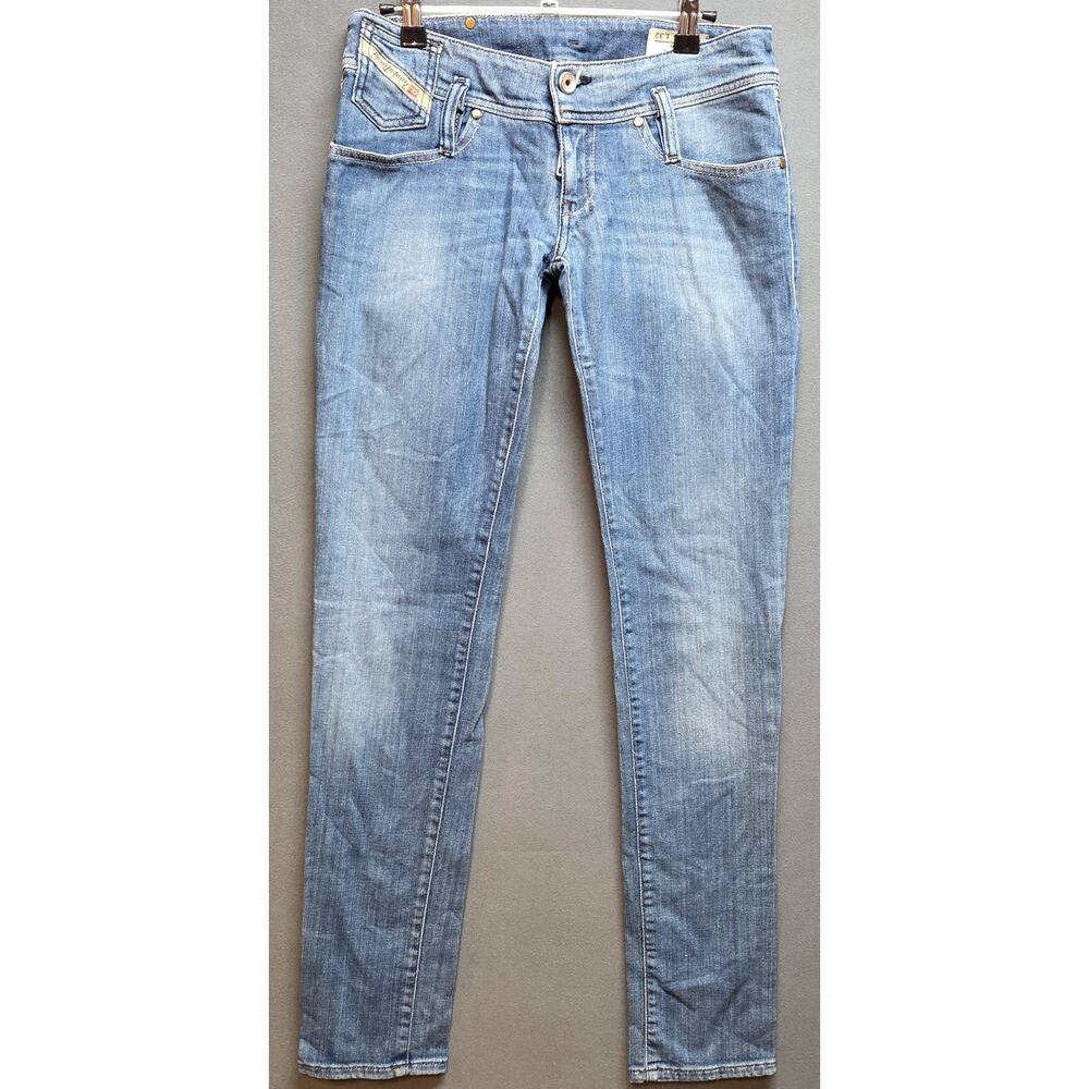 Diesel Light Wash Flare & Wide Leg Jeans